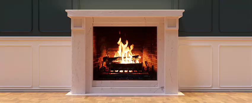 Open Flame Wood-Burning Fireplace Installation Services in Bloomington, Illinois
